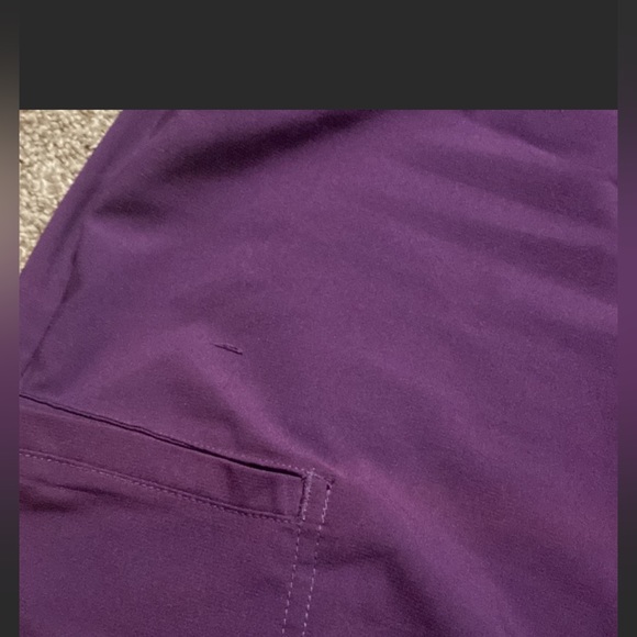 SCRUBS !! Cherokee Flex Purple scrub pants in PXL - Picture 8 of 12
